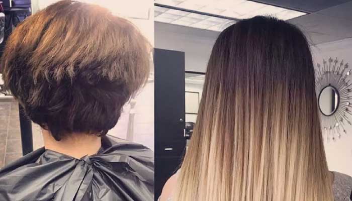 انواع اکستنشن مو با موی طبیعی