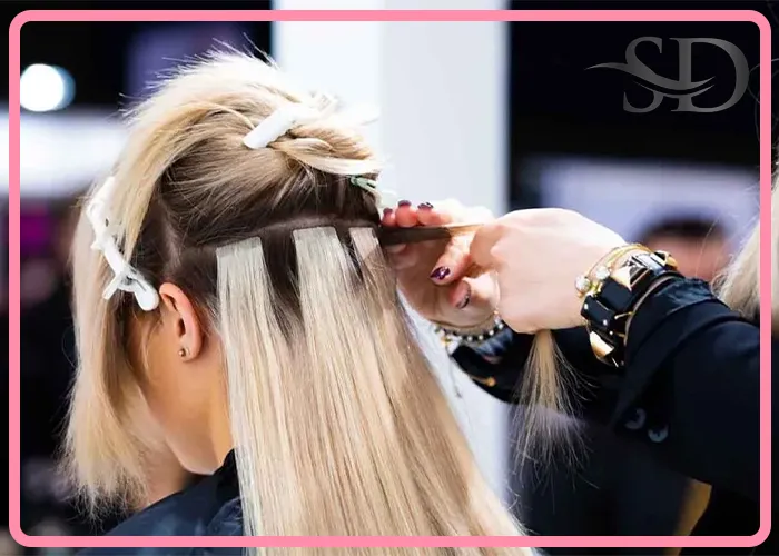 ریموو کردن اکستنشن موی دائمی