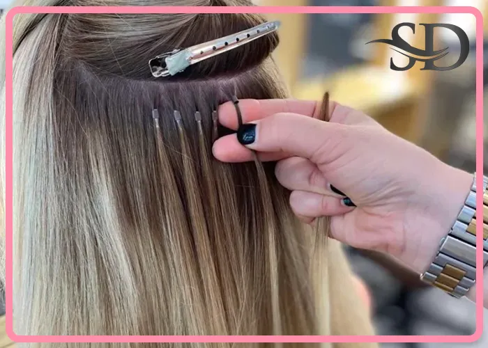 مراحل نصب اکستنشن مو در خانه